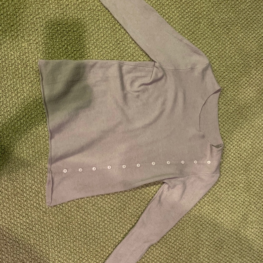 Cashmere blend crew neck sweater